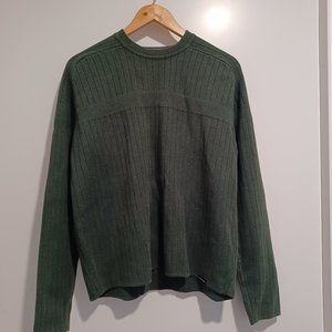 Abercrombie And Fitch Olive Green Large Sweater